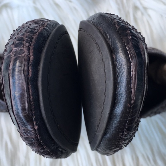 Tory Burch “Eddie” Pythons Snake Ballet Flats - Picture 5 of 16